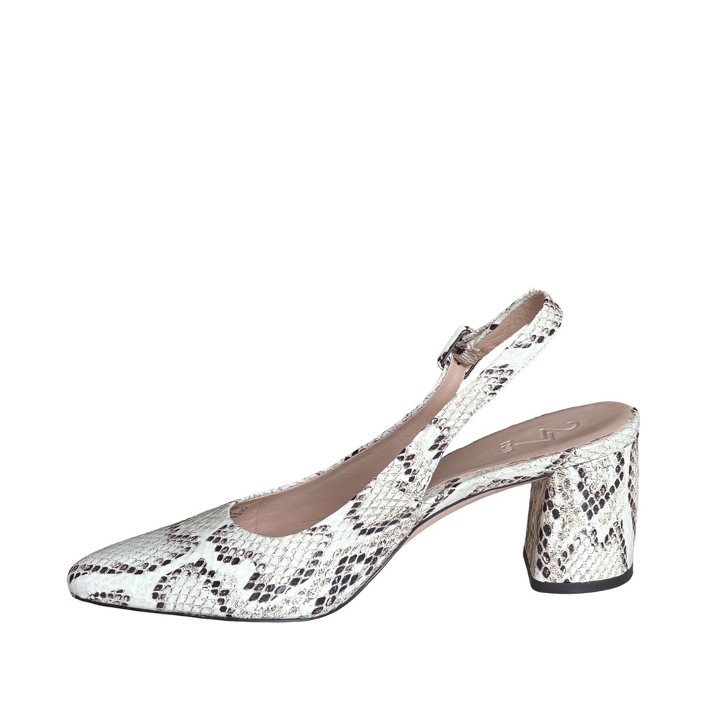 Naturalizer 27 EDIT Liv Snake Print Slingback Heels